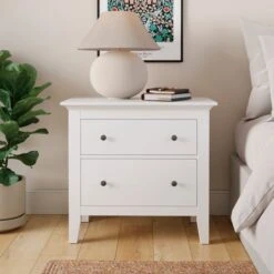 Lynton 2 Drawer Wide Bedside Table 20 Lynton 2 Drawer Wide Bedside Table -Online Furniture Store 30856991