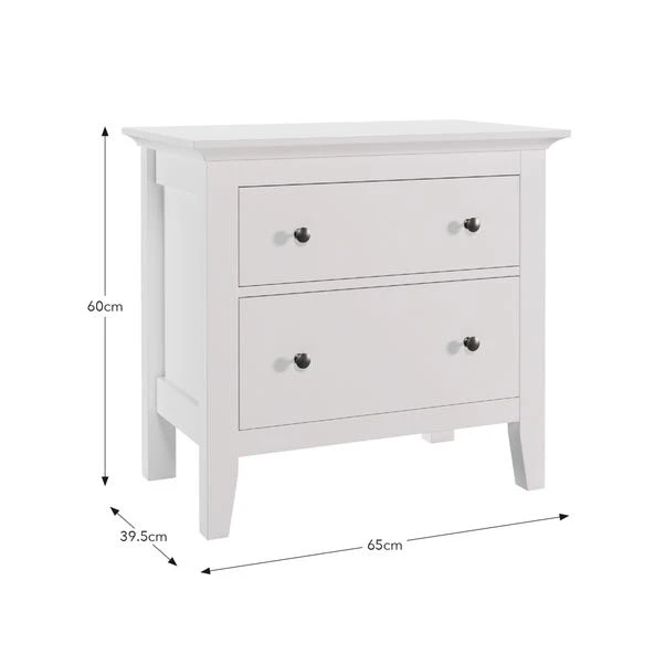 Lynton 2 Drawer Wide Bedside Table 14 Lynton 2 Drawer Wide Bedside Table - Image 12