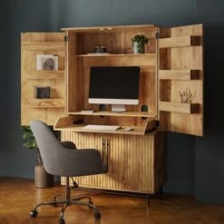 Bryant Hideaway Computer Cabinet Desk -Online Furniture Store 30857091 alt02