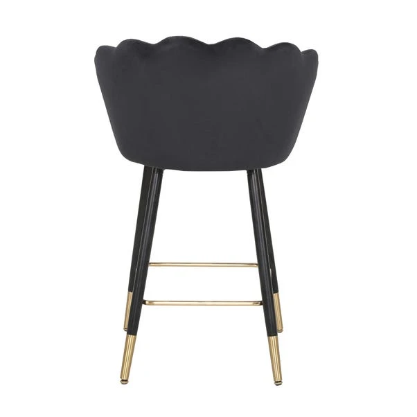 Vivian Counter Height Bar Stool, Velvet 7 Vivian Counter Height Bar Stool, Velvet - Image 5
