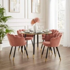 Vivian Velvet Dining Chair -Online Furniture Store 30857290 alt01
