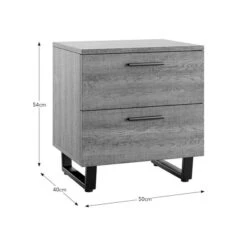Freddie 2 Drawer Bedside Table -Online Furniture Store 30857591 alt09