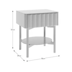 Alita 1 Drawer Bedside Table -Online Furniture Store 30857625 alt09