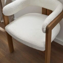 Lovato Dining Chair, Boucle -Online Furniture Store 30857637 alt02