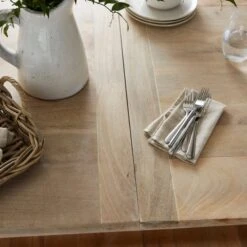 Bridget 6-8 Seater Rectangular Extendable Dining Table, Whitewash Mango Wood -Online Furniture Store 30857944 alt03