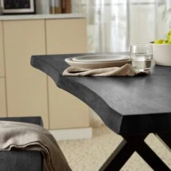 Ezra 6 Seater Rectangular Dining Table With 2 Benches 33 Ezra 6 Seater Rectangular Dining Table With 2 Benches -Online Furniture Store 30857949 alt01