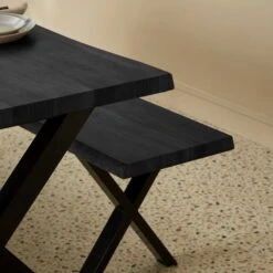 Ezra 6 Seater Rectangular Dining Table With 2 Benches 34 Ezra 6 Seater Rectangular Dining Table With 2 Benches -Online Furniture Store 30857949 alt02