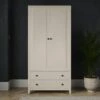 Malone Double Wardrobe, Warm Grey -Online Furniture Store 30858780