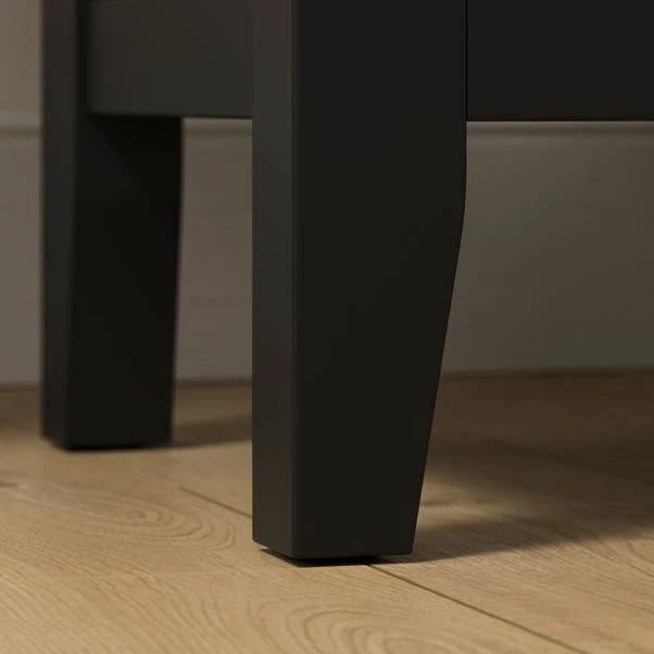 Lynton Small Glazed Sideboard, Black 7 Lynton Small Glazed Sideboard, Black - Image 5