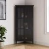 Lynton Glazed Glass Corner Cabinet -Online Furniture Store 30858802
