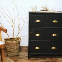 Fenway 3 Drawer Chest, Black -Online Furniture Store 30859238 alt02