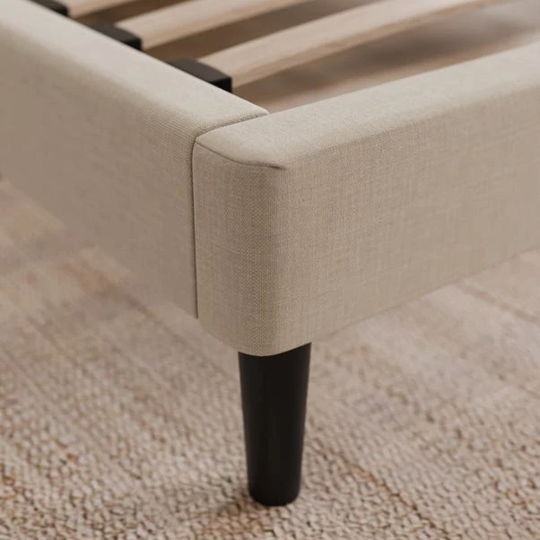 Modern Curved Upholstered Bed Frame 6 Modern Curved Upholstered Bed Frame - Image 4