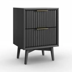 Neena 2 Drawer Bedside Table -Online Furniture Store 30859635 alt05
