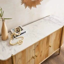 Alina Fluted Large Sideboard, Mango Wood -Online Furniture Store 30859815 alt04