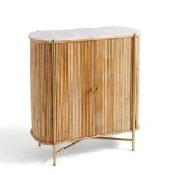 Alina Drinks Cabinet, Mango Wood -Online Furniture Store 30859817 alt05