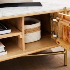 Alina Fluted Wide TV Unit, Mango Wood Fo TVs Up To 60" 12 Alina Fluted Wide TV Unit, Mango Wood Fo TVs Up To 60" -Online Furniture Store 30859818 alt03