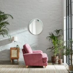 Martha Vintage Soft Chenille Snuggle Chair -Online Furniture Store 30861314 alt03