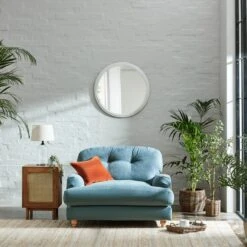 Martha Vintage Soft Chenille Snuggle Chair -Online Furniture Store 30861317