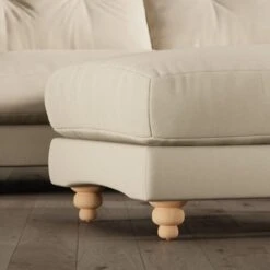 Martha Vintage Velvet Footstool -Online Furniture Store 30861325 alt02