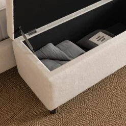 Alara Teddy End Of Bed Storage Ottoman 11 Alara Teddy End Of Bed Storage Ottoman -Online Furniture Store 30864176 alt02