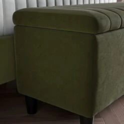 Alara Velvet End Of Bed Storage Ottoman -Online Furniture Store 30864177 alt03