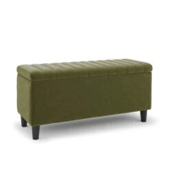 Alara Velvet End Of Bed Storage Ottoman -Online Furniture Store 30864177 alt05