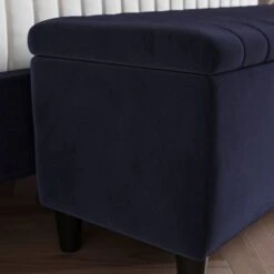 Alara Velvet End Of Bed Storage Ottoman -Online Furniture Store 30864178 alt03