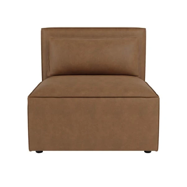 Modular Arne Faux Leather Armless Piece 5 Modular Arne Faux Leather Armless Piece - Image 3