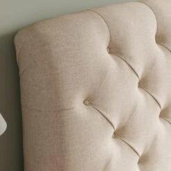 Arriana Ottoman Chesterfield Bed Frame, Woven Fabric -Online Furniture Store 30864266 alt04