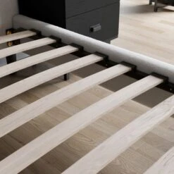 Skylar Boucle Pillowback Bed Frame -Online Furniture Store 30864352 alt03