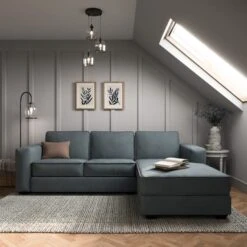 Claude Tonal Chenille Corner Chaise Sofa -Online Furniture Store 30866089