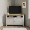Olney High Corner TV Unit, Stone For TVs Up To 50" -Online Furniture Store 30866565