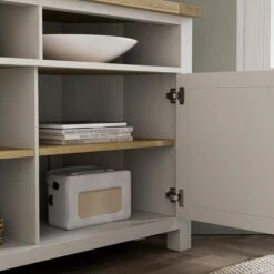 Olney High Corner TV Unit, Stone For TVs Up To 50" -Online Furniture Store 30866565 alt02