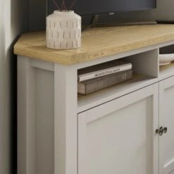 Olney High Corner TV Unit, Stone For TVs Up To 50" -Online Furniture Store 30866565 alt03