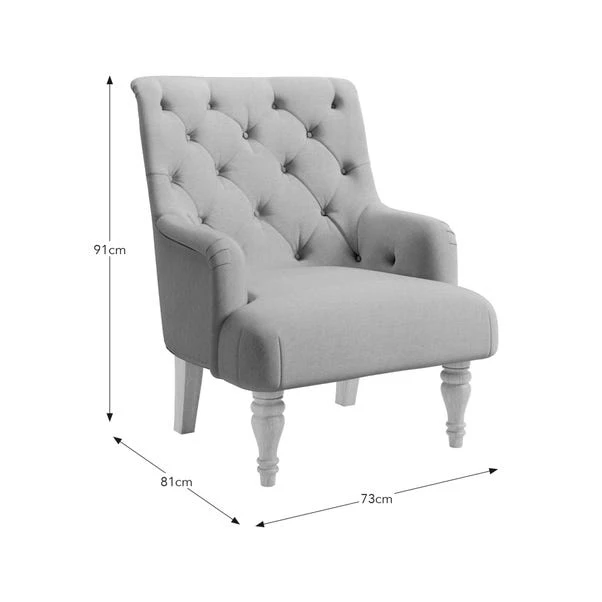 Arianna Button Back Accent Chair 11 Arianna Button Back Accent Chair - Image 9