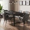 Fulton 4-6 Seater Rectangular Extendable Dining Table -Online Furniture Store 30867355