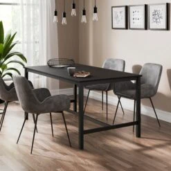 Fulton 4-6 Seater Rectangular Extendable Dining Table -Online Furniture Store 30867355 alt01