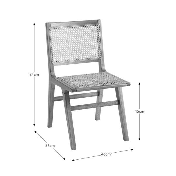 Adrielle Dining Chair, Oak 9 Adrielle Dining Chair, Oak - Image 7
