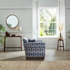 Angus Ikat Snuggle Chair -Online Furniture Store 30869189 alt02