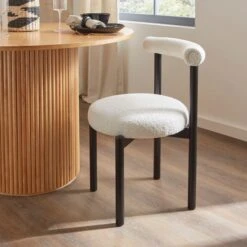 Violeta Dining Chair, Boucle -Online Furniture Store 30869593 alt01
