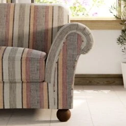 Angus Striped Linen Snuggle Chair -Online Furniture Store 30869753 alt04