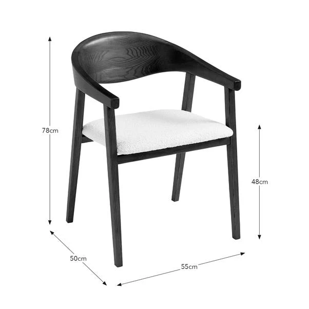 Oskar Dining Chair, Boucle 16 Oskar Dining Chair, Boucle - Image 14