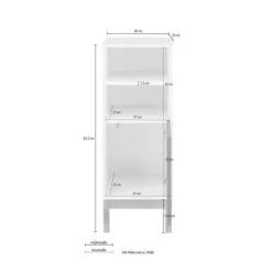 Odell Single Door Bathroom Cabinet -Online Furniture Store 30869862 alt09