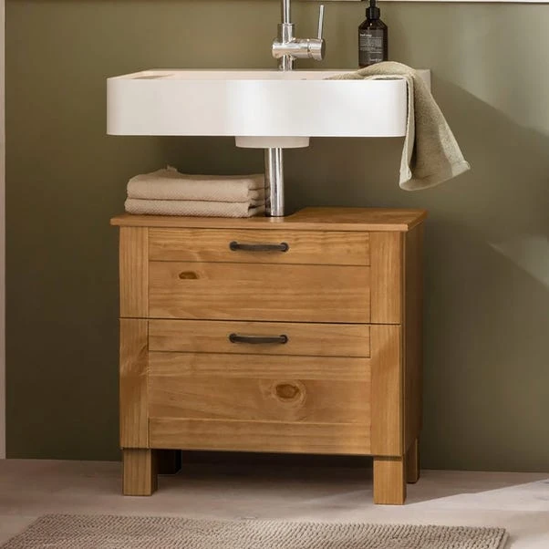 Harlow Undersink Unit, Oak Effect 3 Harlow Undersink Unit, Oak Effect