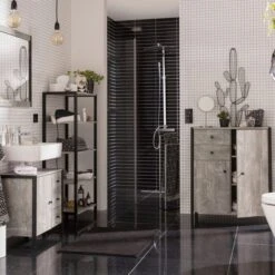 Colton Shelving Unit, Concrete Effect -Online Furniture Store 30869871 alt02