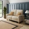 Beatrice Luna Fabric Natural Power Recliner 2 Seater Sofa -Online Furniture Store 30869972