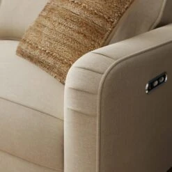 Beatrice Luna Fabric Natural Power Recliner 2 Seater Sofa 14 Beatrice Luna Fabric Natural Power Recliner 2 Seater Sofa -Online Furniture Store 30869972 alt03