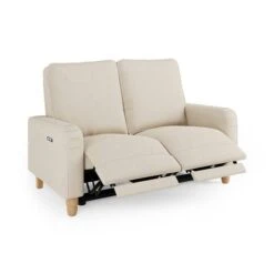 Beatrice Luna Fabric Natural Power Recliner 2 Seater Sofa 18 Beatrice Luna Fabric Natural Power Recliner 2 Seater Sofa -Online Furniture Store 30869972 alt07