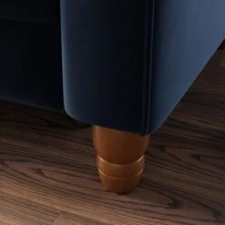 Beatrice Matte Velvet Power Recliner Armchair, Luxe Navy -Online Furniture Store 30869981 alt05