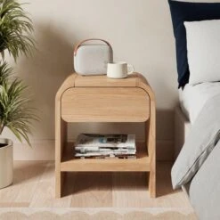 Bennett 1 Drawer Bedside Table -Online Furniture Store 30871515